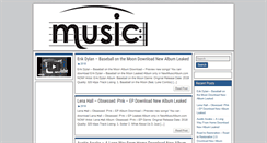 Desktop Screenshot of newmusicalbum.com